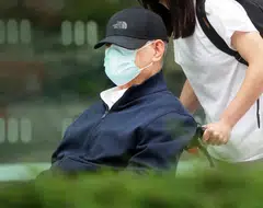 OK Lim, founder of collapsed Hin Leong empire, arriving to face trial on cheating and forgery charges.  