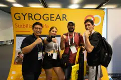 Medical device startup GyroGear, founded by Dr Ong Joon Faii (far left), has clinched three awards at the CES 2024 Innovation Awards for its flagship product, the GyroGlove.