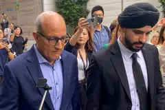 Iswaran leaves the State Courts on Thursday, January 18 2024.