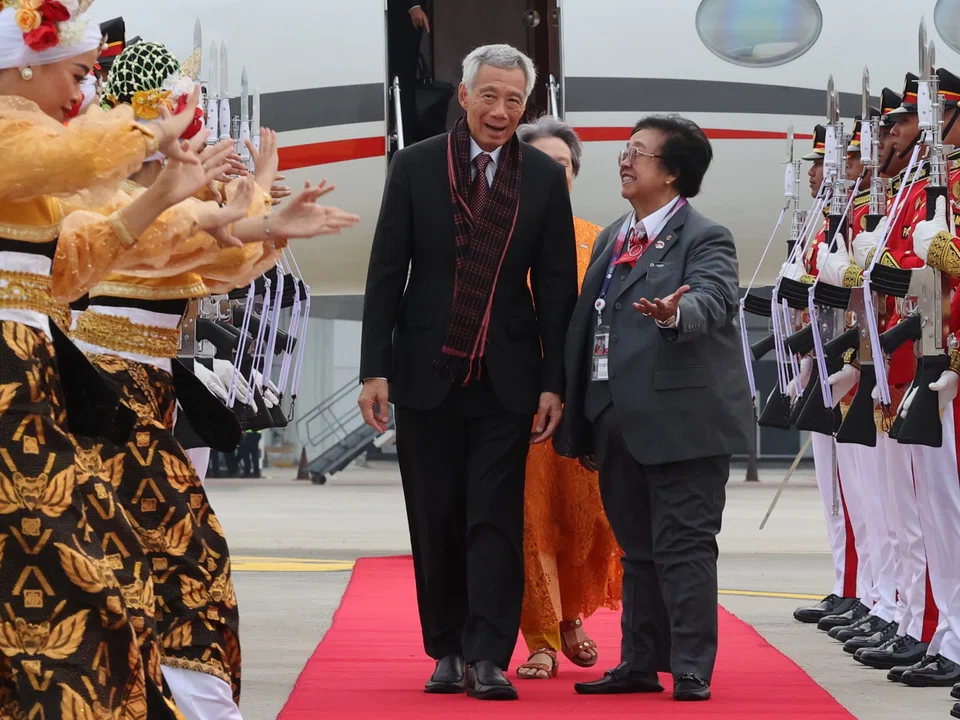 Prime Minister Lee Hsien Loong will be in the Indonesian capital for the 43rd Asean Summit and related summits that will take place from Tuesday to Thursday.