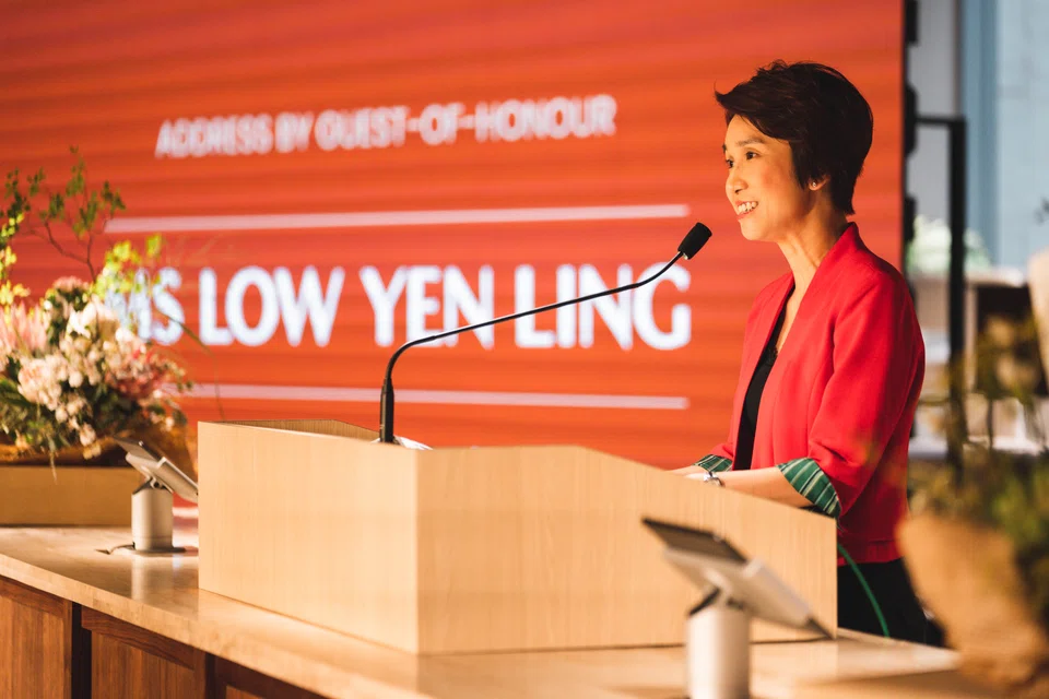 Minister of State for Trade and Industry Low Yen Ling launched the Retail Industry Transformation Map 2025 at the official opening of Castlery’s flagship store.