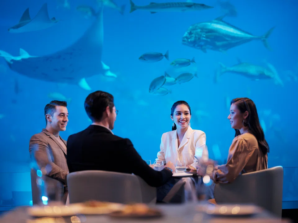 Ocean restaurant is one of the venues serving food and wine pairing dinners.