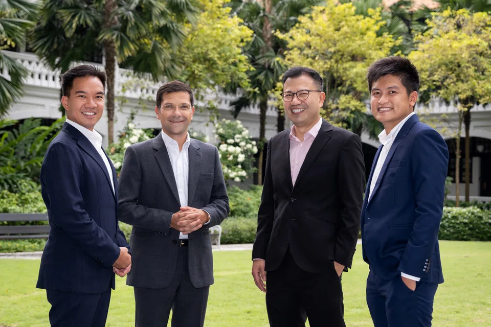 The founders of Genesis Alternative Ventures from L-R:  Martin Tang, Ben J Benjamin, Jeremy Loh and Eddy Ng.