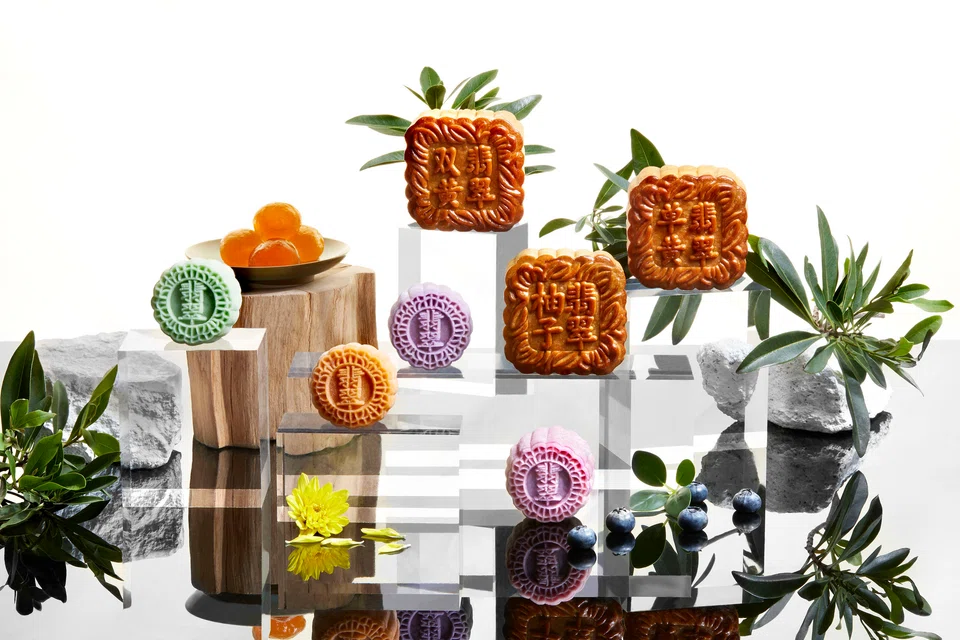 Crystal Jade's mooncake range.
