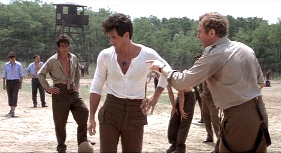 In John Huston’s World War II adventure drama Escape to Victory, Brazilian striker Pele is joined by movie stars and real-life professional footballers from across Europe and North and South America to play ball against Nazi rivals.