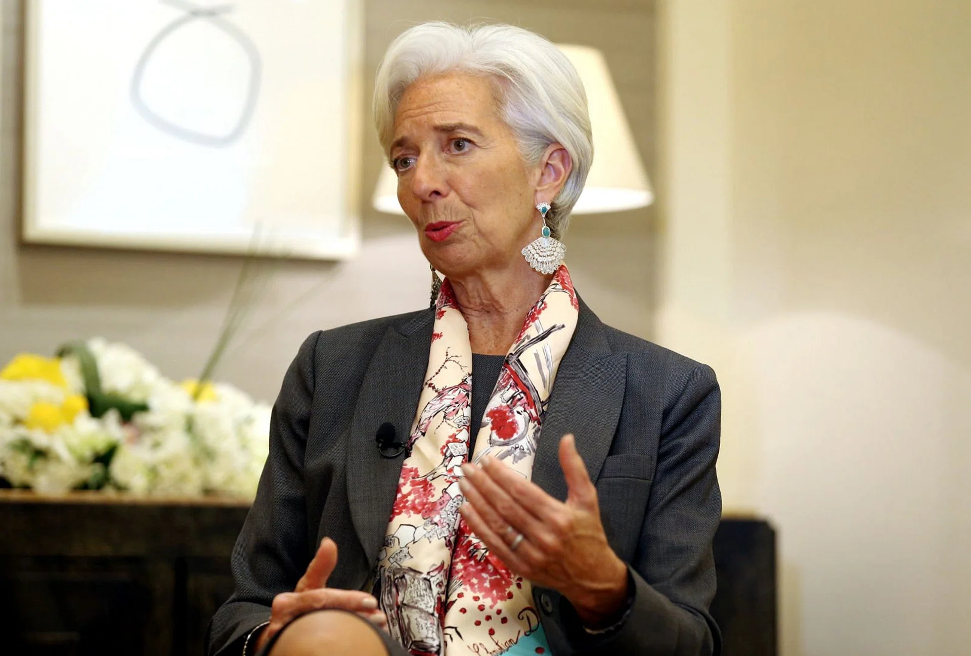 IMF chief 'reassured' after talks with Trump's team - The Business Times