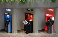 One reason the local banks are lagging the STI is central banks are expected to cut interest rates as growth and inflation ease.