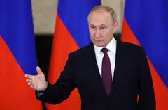 Vladimir Putin blamed what he called “the green agenda” for the energy crisis, and insisted that Russia would fulfil its energy obligations.