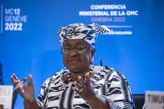 Just hours before the opening of the WTO’s first ministerial meeting in nearly 5 years, Ngozi Okonjo-Iweala says that she was “cautiously optimistic that we’ll get one or two deliverables”, adding she would consider that “a success”.