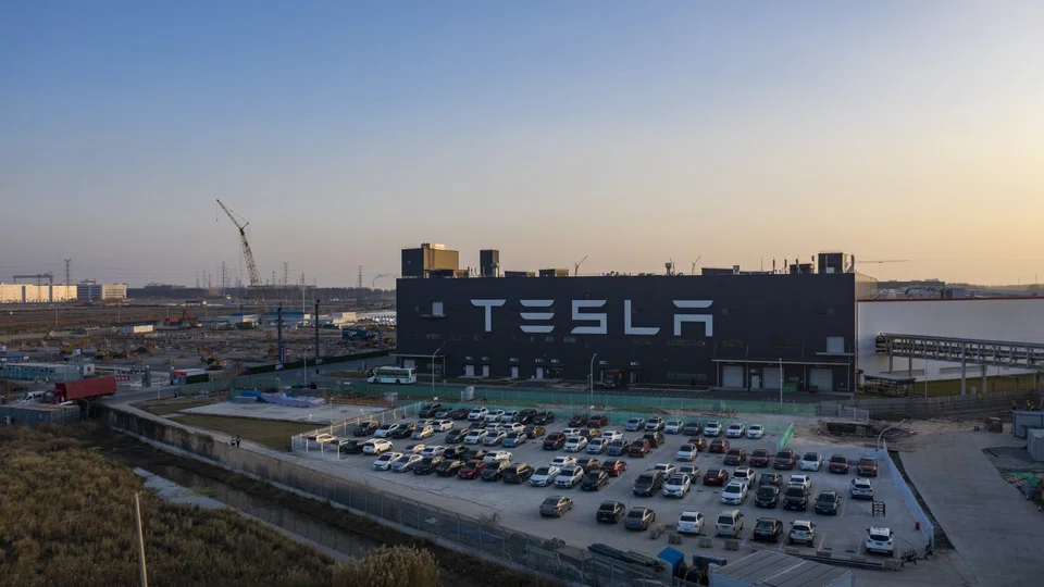 Tesla's Gigafactory in Shanghai. 