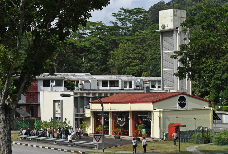 The site comprises seven three-storey accommodation blocks for firefighters, a single-storey residence for the station master, and a main fire station building that was built in 1956 and conserved in 2019.
