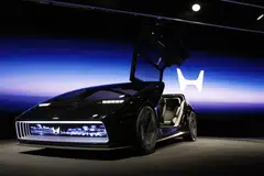 Honda's "Saloon" model is unveiled as part of the Honda 0 Series, its concept for the next generation of electric vehicles, at the 2024 Consumer Electronics Show in Las Vegas, Nevada, Jan 9, 2024. 