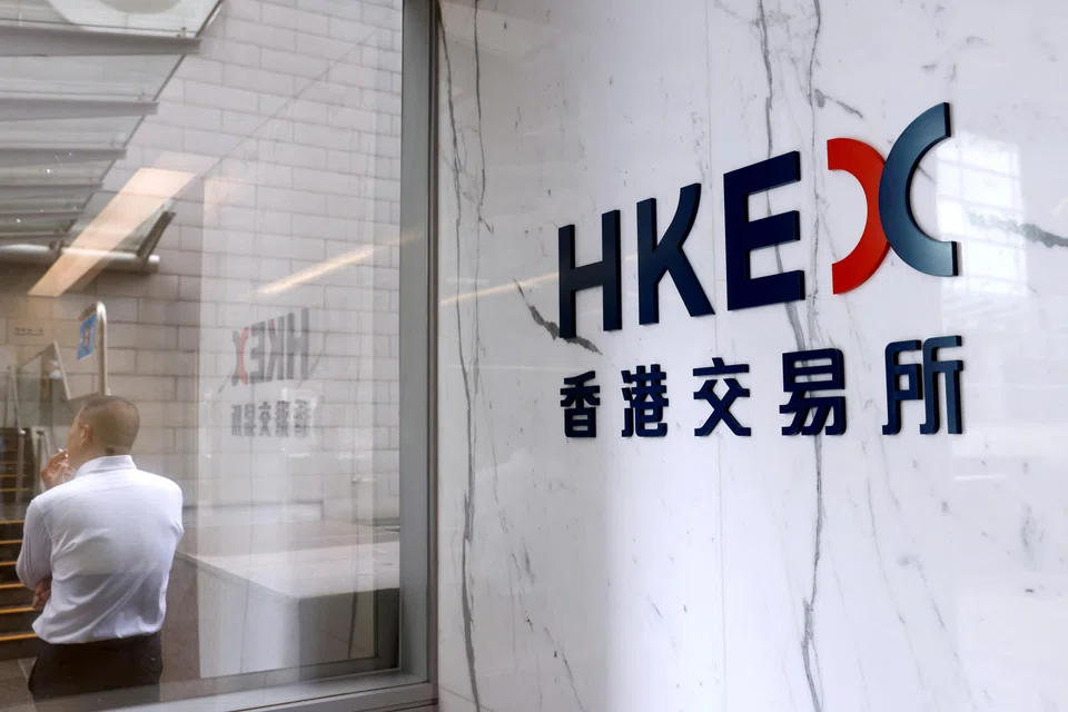 HKEX says profit in the three months through September rose to HK$2.95 billion (S$517.8 million) from HK$2.26 billion a year earlier.