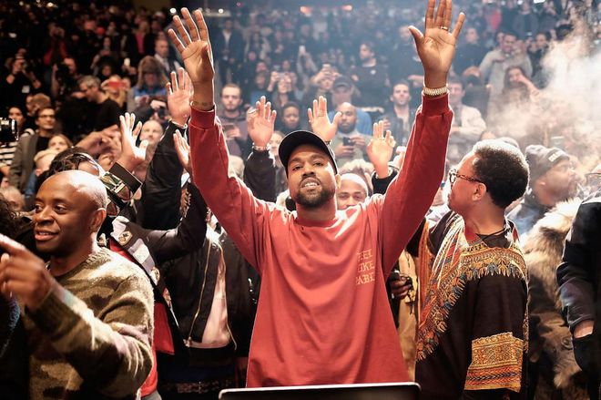 Yeezy has been all over the news this year. But before he swung by for a meeting with Donald Trump, he hosted a much-buzzed-about Fashion Week show for his Season 4 collection. Photo: Getty