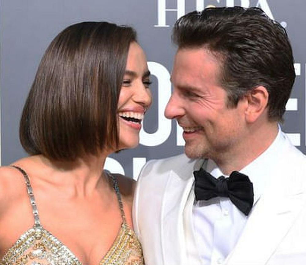 Bradley Cooper and Irina Shayk 2019 Golden Globes red carpet