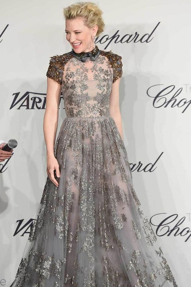 Chopard Trophy Event, 2014. Wearing Valentino. Photo: Getty