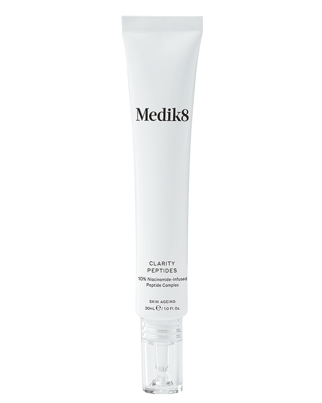 This is one of those brilliantly satisfying products that delivers results you can really see in a matter of days. The creamy, soothing texture is actually delivering a super-potent dose of niacinamide to the skin, which works to instantly take the redness out of active breakouts while preventing new ones from forming.

Specially formulated peptides bring a glassy glow back to dull, congested skin, while zinc regulates oil production – especially helpful in times of hormonal flux.