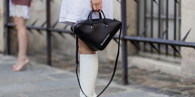 Balenciaga Triangle Duffle Shoulder Bag

Photo: Getty