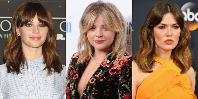 The shag was the surprising hit haircut in 2016. But those layers and bangs have to grow out sometime. In 2017, we'll see the beautiful result of that. With hair that hits just past the shoulders and bangs that are long enough to be split down the middle, the grown-out shag is the haircut to keep an eye on this year. If anything, it's a way to hint at a shag without giving it your full commitment.

Photo: Getty 