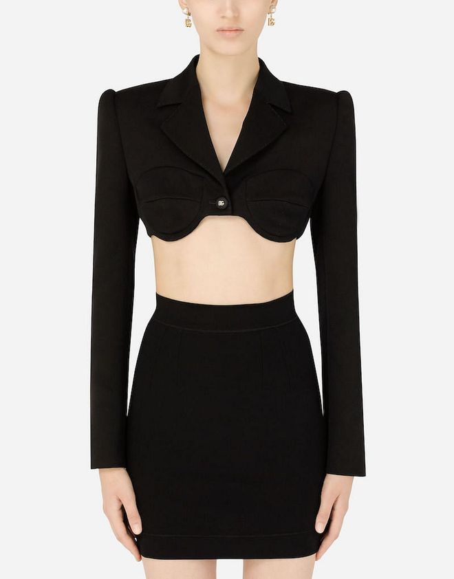 Short Woollen Jacket, $4,600, Dolce&Gabbana