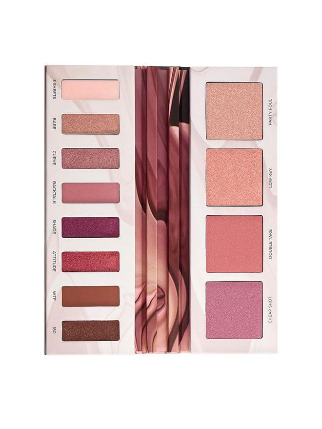 A limited edition eye and face palette for those who are as obsessed with millennial pink as we are. It features 8 pigmented eyeshadows, 2 blushes and 2 highlighters. All in varying shades of blush pinks and plums with neutral matte shades for blending. The detachable mirror is also a major bonus! 