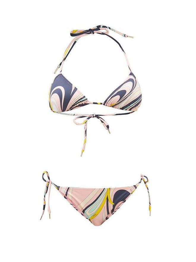 Printed Halterneck Bikini, $594, Emilio Pucci at Matchesfashion