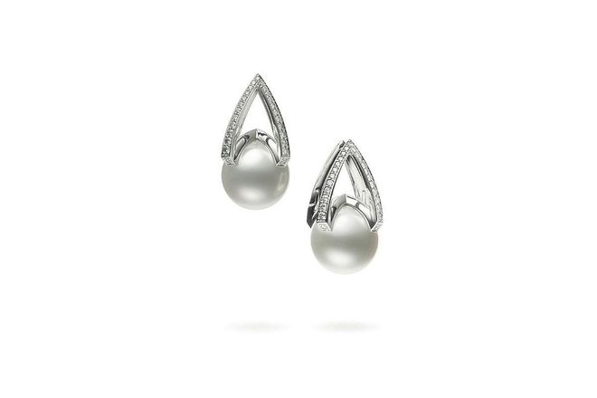 The star of the M Collection is its lustrous White South Sea Cultured Pearls. Photo: Mikimoto