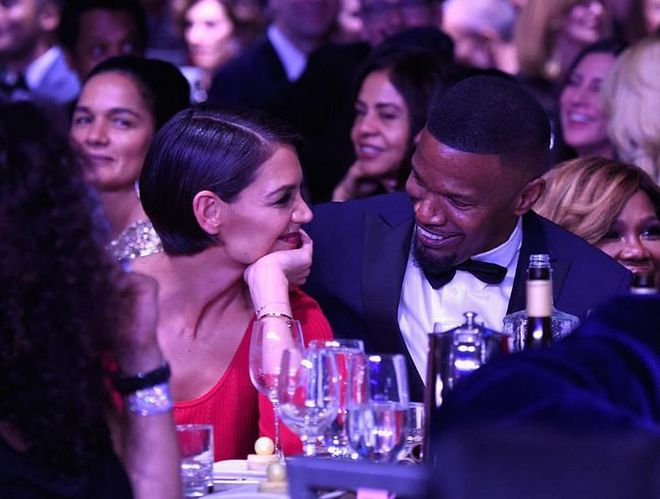 A little more than a year after her divorce from Tom Cruise, Katie Holmes was spotted dancing with Jamie Foxx at a party in the Hamptons. Years of rumors followed, with occasional photos of Holmes and Foxx spending time with one another leaking to the press. In January 2018, the pair appeared to confirm their relationship when they attended a pre-Grammys gala together.

Holmes and Foxx took their relationship to the next level when they made their Met Gala debut as a couple in May this year, only to announce their split soon after.

Photo: Getty