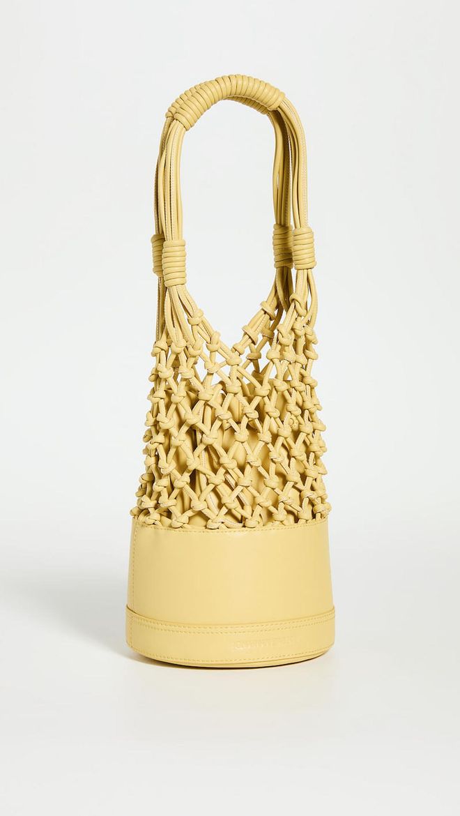 Kiera Drawstring Bucket Bag, $482, Jonathan Simkhai at Shopbop