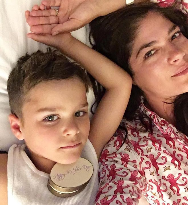 "Happy Mother's Day to all of you mother lovers and mothers. We got this. I am so happy to have this morning , this soul next to me. ?". Photo:  @therealselmablair