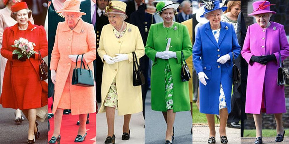 In Photos: Queen Elizabeth's Regal Rainbow Style