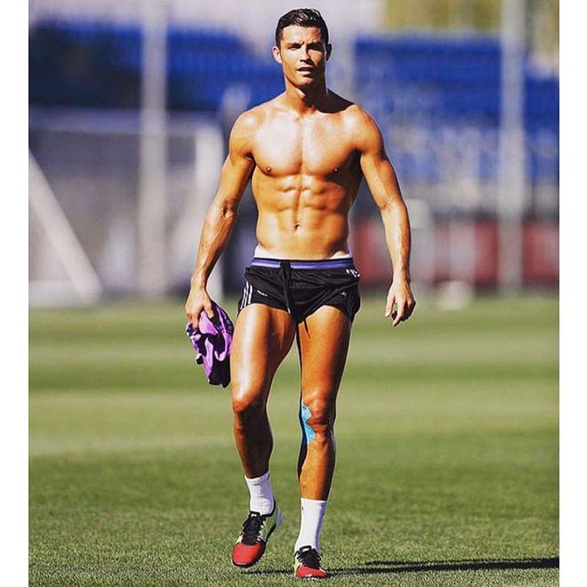 Leave it this guy to break up Instagram's list of ladies. The soccer star comes in at number six for the most followed people on the social network, and with a mixture of cute posts with his son, winning trophies, random celebrities, and of course, himself shirtless, it's no surprise that Ronaldo is the most followed guy on Instagram.