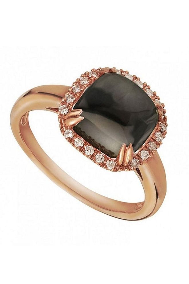 This statement ring marries timeless elegance with vintage detail. Fraser Hart Cabochon Quartz Ring, S$872