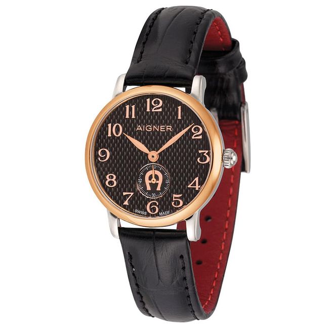 Rose gold PVD steel Viareggio watch, $745