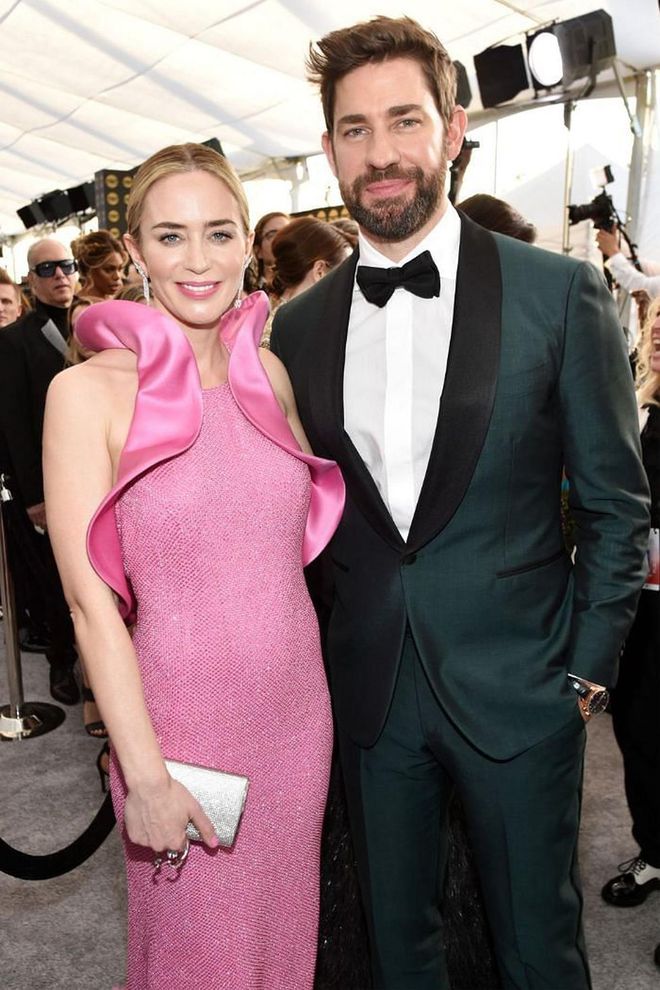 John Krasinski knew Emily Blunt would be his future wife when they initially met. "Then I met her and I was so nervous. I was like, ‘Oh God, I think I’m going to fall in love with her.’ As I shook her hand I went, ‘I like you,’" he recalled on The Ellen Show.

The two got engaged within a year of meeting, and had an intimate wedding ceremony in 2010 at George Clooney's infamous Lake Como home. They now have two children together, daughters Hazel and Violet.

Photo: Getty