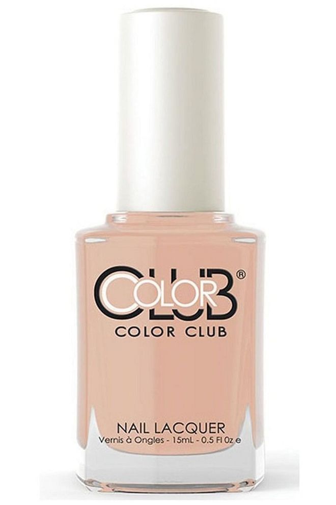 A little bit peachy with a dash of gold, this nude has just enough color to make nails look refined, not bland.

<b>Color Club Nail Lacquer in Barely There, $9</b>