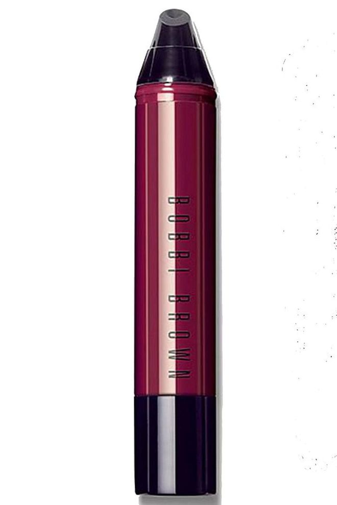 Good for darker skins, this creamy, semi-matte liquid lip color comes in an easy-to-use squeezable tube and is a pretty, long-lasting shade which is far more subtle one than in the tube.