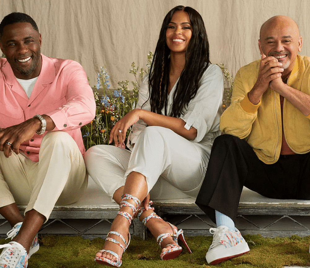 Christian Louboutin Debuts "Walk A Mile In My Shoes" Shoe Collaboration With Idris And Sabrina Elba