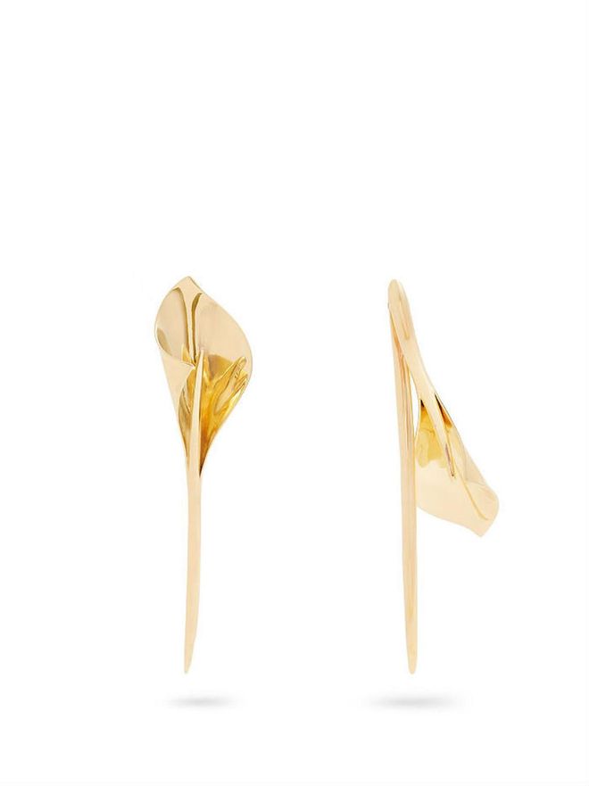 Lily gold-plated earrings, S$317.85, MATCHESFASHION