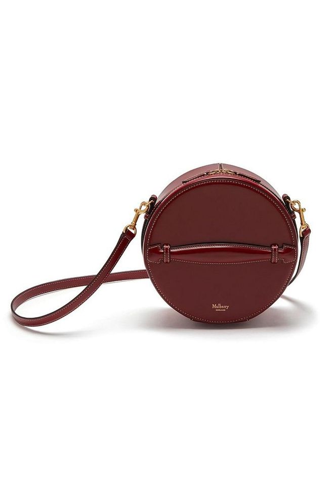 If you're going to invest in a bag this season, make sure it's round. Mulberry, Chloe, Roksanda Ilincic and Jerome Dreyfuss all opted for this graphic, bold style this season.
<b>Leather round bag, £250, Mulberry</b>