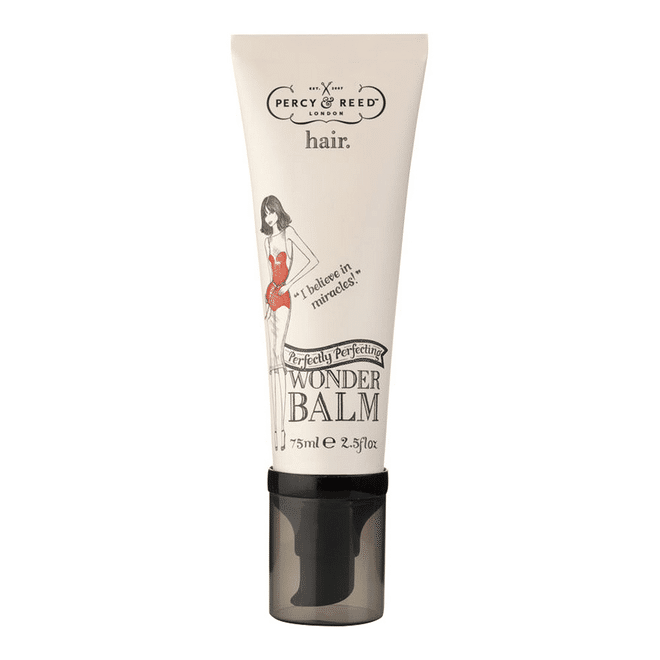This multi-tasker is a primer, styler and smoothing leave-in balm packed into handbag-friendly squeezy tube. It's flexible gel-like formula offers light hold and high humidity protection, and leaves locks soft and frizz-free for hours.