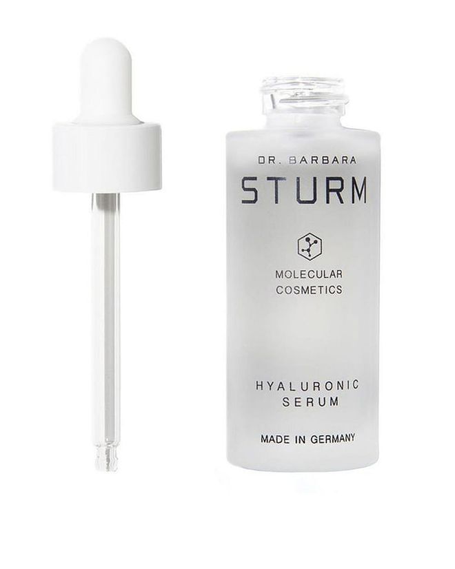 Holding over 1000 times its weight in moisture, hyaluronic acid is the ultimate booster for dry skin. However, not all hyaluronic-based serums are made equal – the best ones will include several different ‘molecular weights’, which will bind moisture to both the surface and deeper skin layers.

Dr. Barbara Sturm’s offering features multiple molecule sizes alongside a dose of antioxidant purslane, (her signature ingredient), and little else. It’ll offer both immediate and long-term benefits.