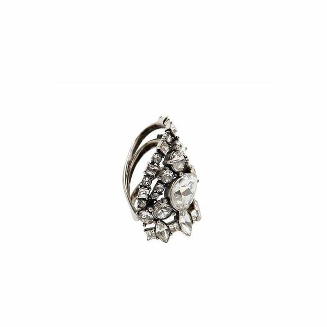 Antique Embellished Ring, $385.35, Alexander McQueen at Cettire

