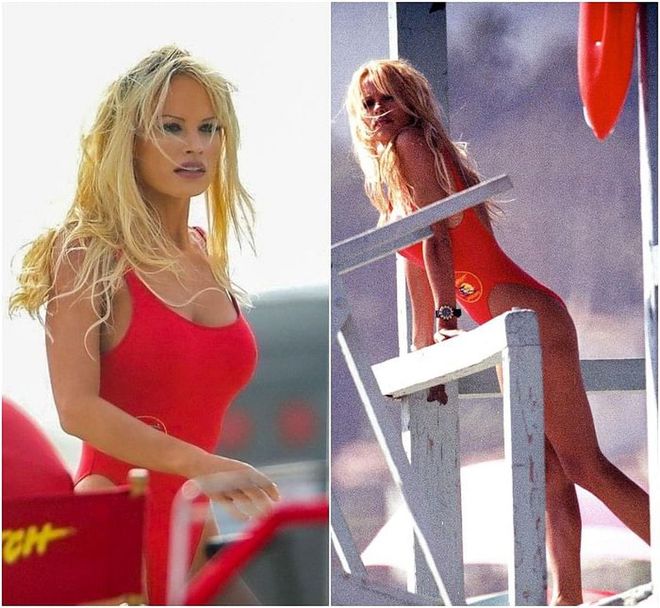 Lily James as Pamela Anderson in 'Pam & Tommy'