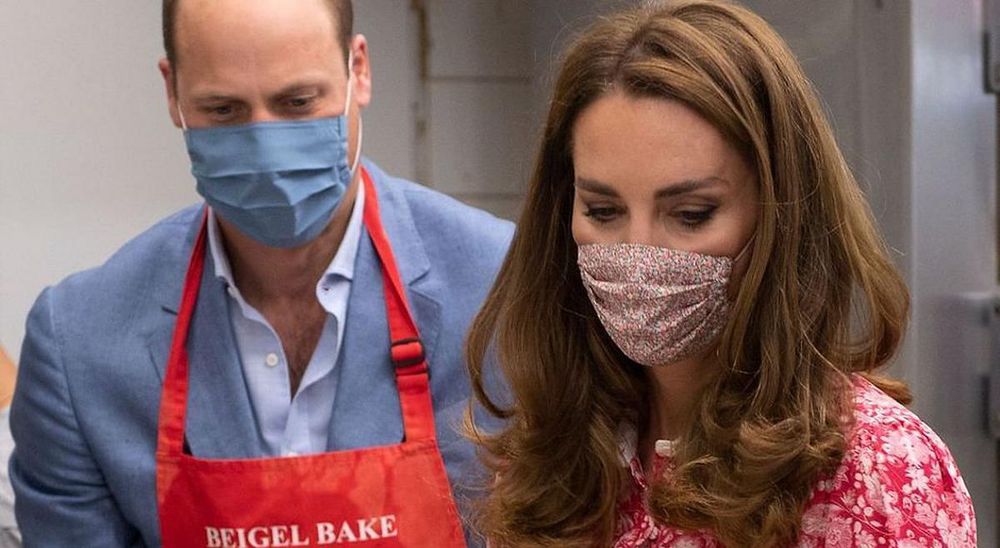 Kate Middleton Wears a Red Floral Number for a Bagel Shop Visit with Prince William