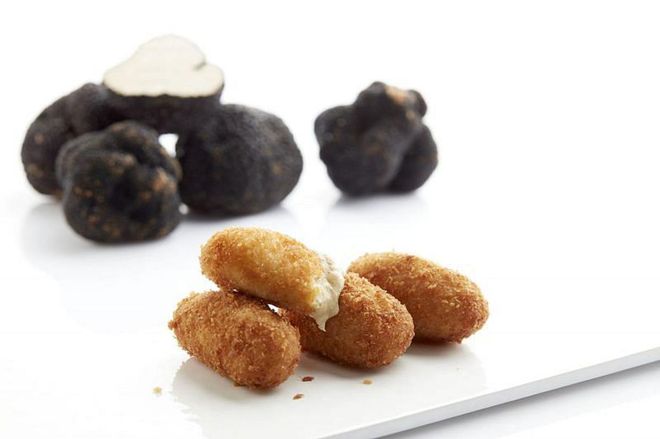 Croquetas in truffle and jamon flavours (Photo: Basque Kitchen)