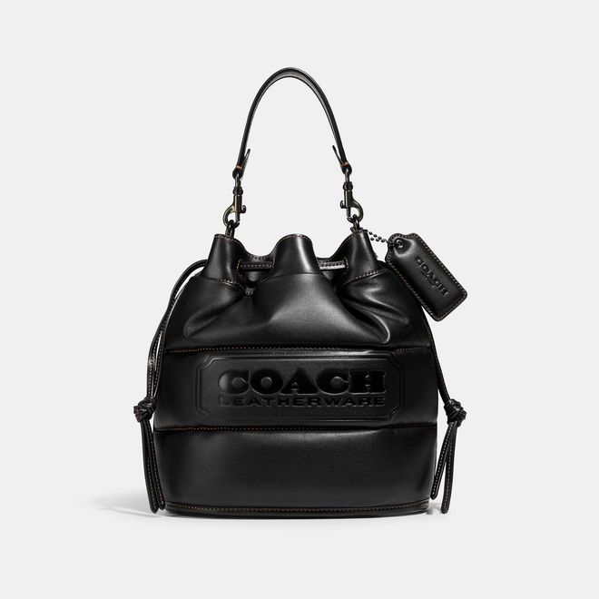 Field Bucket Bag With Quilting And Coach Badge, $795, Coach