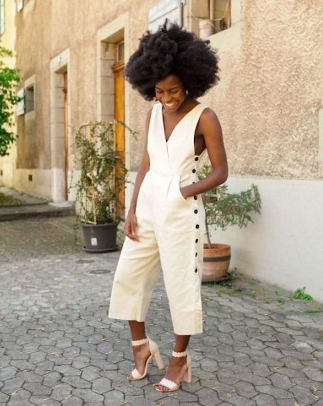 Not only an effortless wardrobe staple, a culotte jumpsuit also lets your summer sandals to shine.

Photo: Instagram via @freddieharrel
