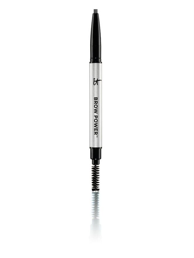 The fine tip creates hair-like strokes, with rich colour. It's also paraben and fragrance free, thus gentle on the brows. (Photo: IT cosmetics)