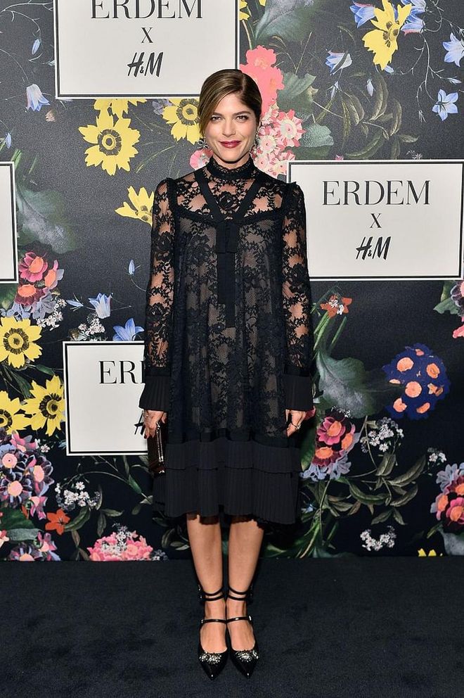 LOS ANGELES, CA - OCTOBER 18:  Selma Blair at H&amp;M x ERDEM Runway Show &amp; Party at The Ebell Club of Los Angeles on October 18, 2017 in Los Angeles, California.  (Photo by Stefanie Keenan/Getty Images for H&amp;M x ERDEM)